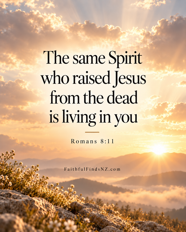Romans 8:11 — The Same Spirit Who Raised Jesus Is Living in You