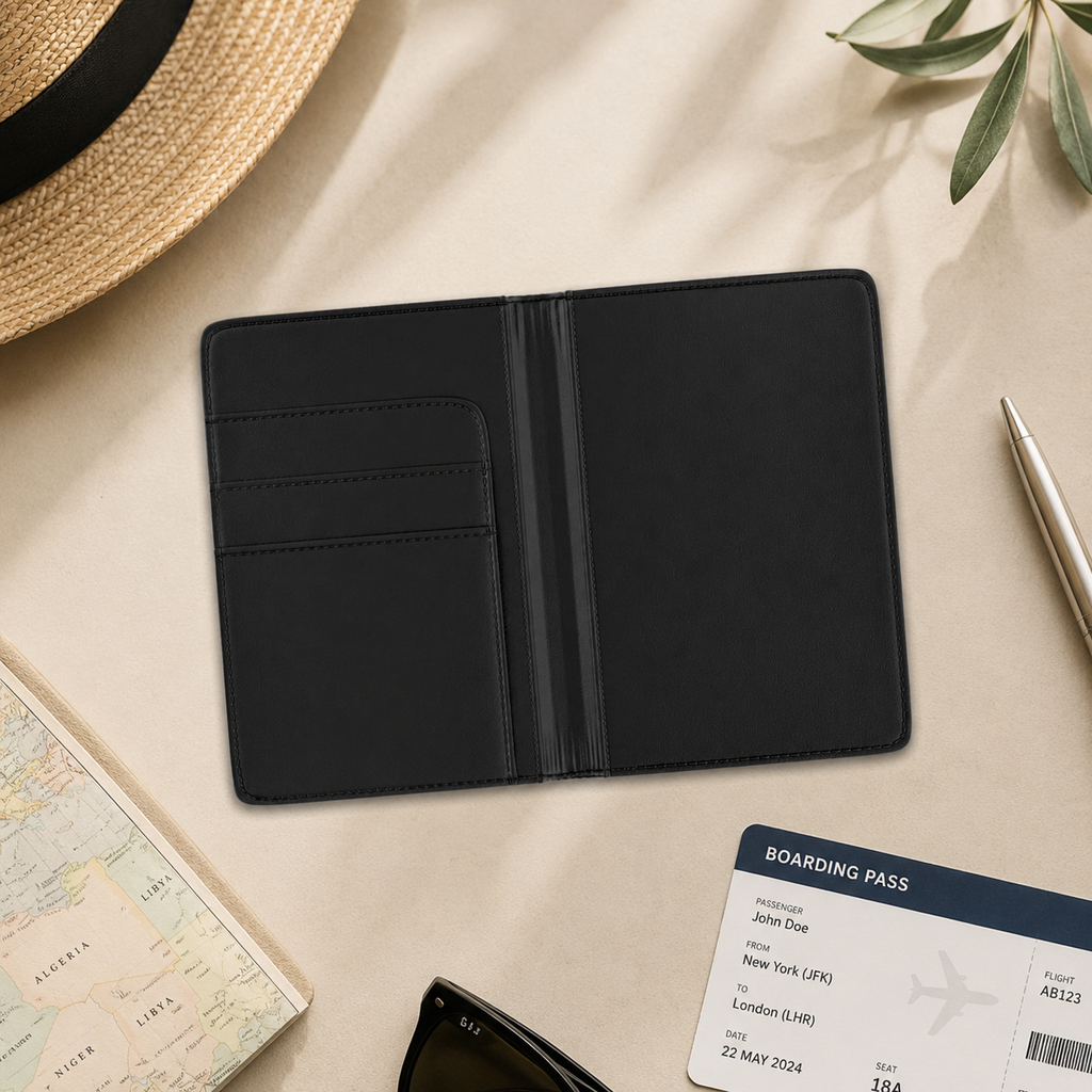 Wherever He Leads I Will Follow passport cover | Joshua 1:9 travel accessory