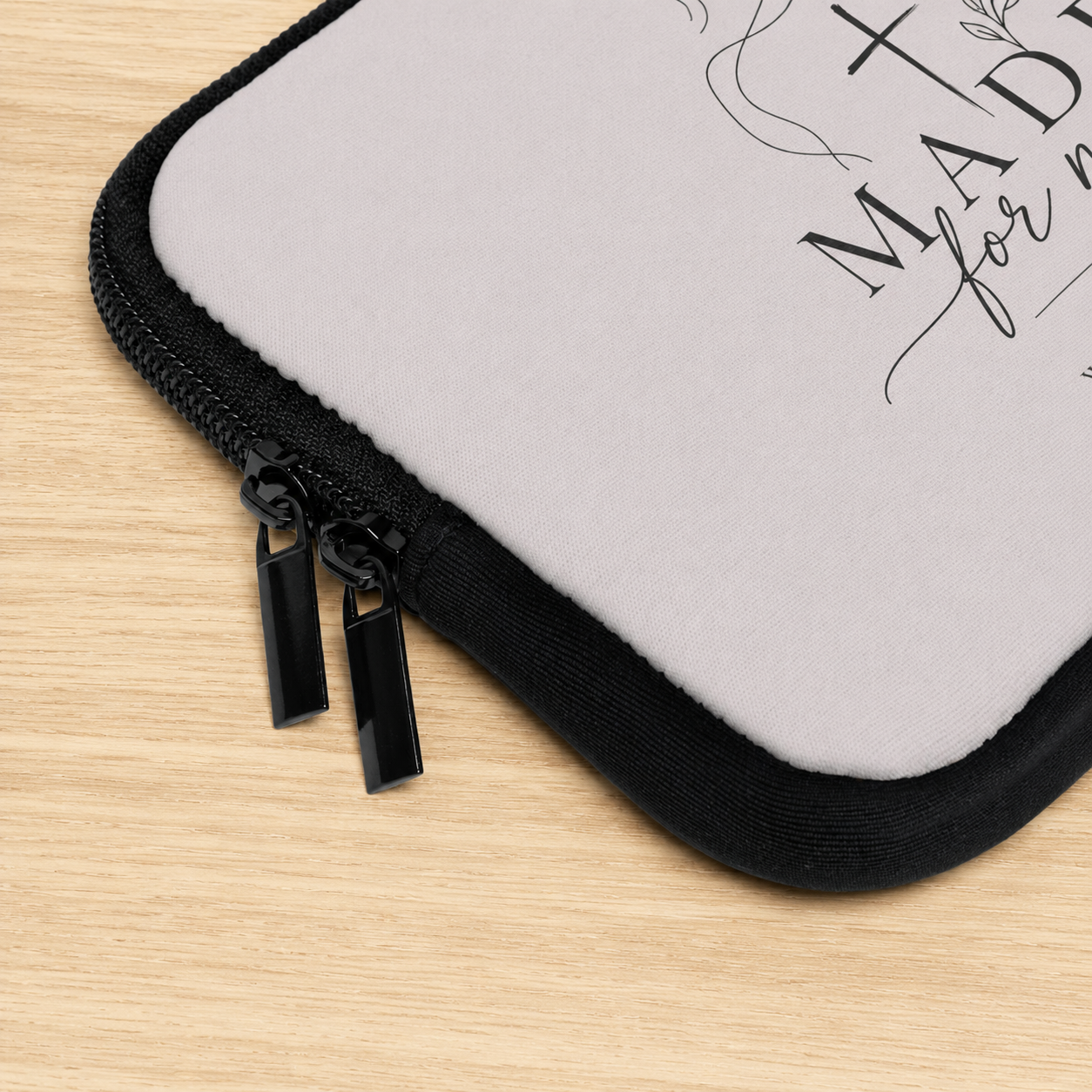 Proverbs 31:25 Scripture Laptop Sleeve | Faith Verse Tablet Sleeve