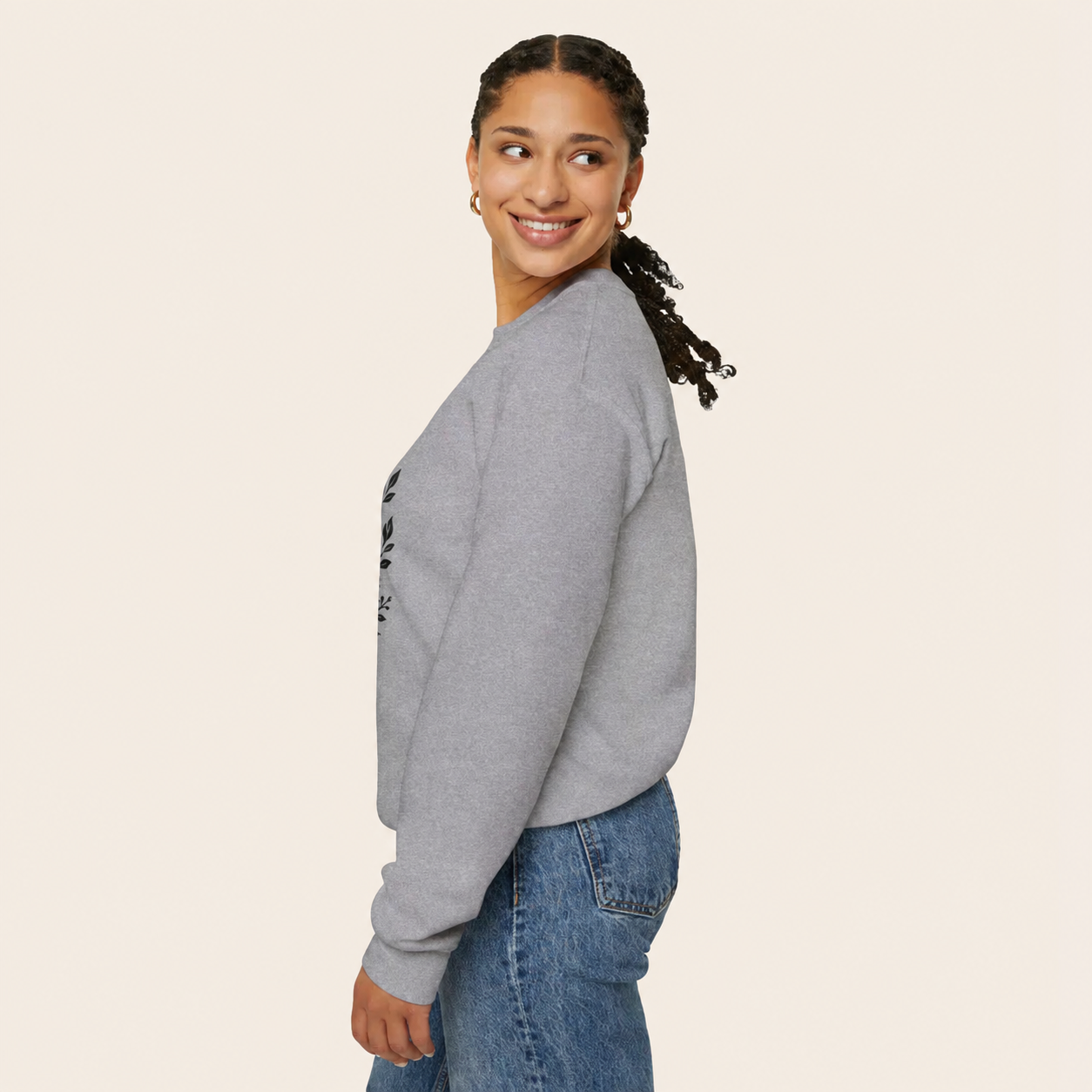 Dont Worry About Tomorrow God Is Already There Crewneck Sweatshirt | Faith Christian Scripture